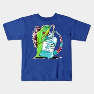 Iguana Bathroom Humor Kids T-Shirt